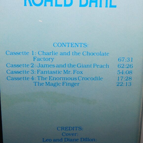 VTG The Roald Dahl SoundBook 5 Story Audio Cassette Collection 4 James Charlie + - Picture 5 of 8